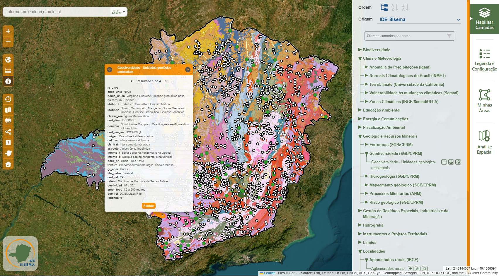 Reestruturação da IDE-SISEMA/MG